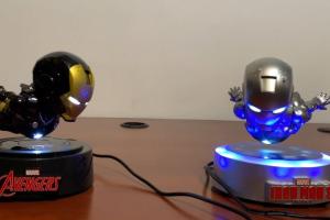 Levitating Iron Man EA-008SP & EA-047 Toys Compared