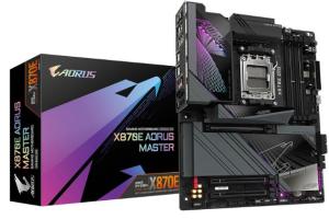 GIGABYTE X870E AORUS Master AMD Ryzen 9000 Motherboard with WiFi 7 + 5GbE LAN