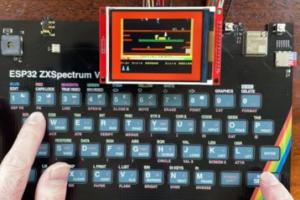 ESP32 Rainbow ZX Spectrum Recreation with Speaker