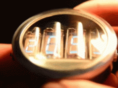 Titanium VFD Tube Wristwatch