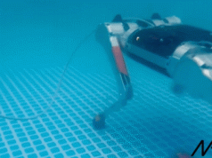 MAB Robotics Honey Badger Robot Walking Underwater