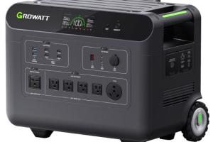 GROWATT HELIOS 3600W Solar Generator with 16 Outlets & App Control