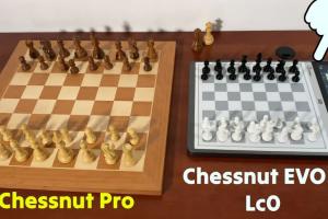 Chessnut Pro vs. Chessnut EVO Chess Computer with Lc0