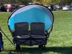Lawn Chariot: Lawn Relaxation Suite with Seating, Shade, Storage