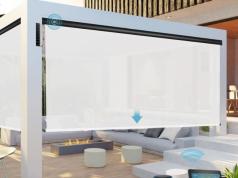 SmartWings Alexa Compatible Motorized Outdoor Patio Shades