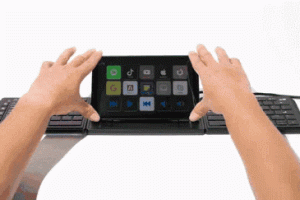 Tetra Split Keyboard with Touchscreen, Hotkeys