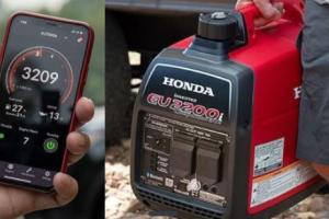 Honda EU2200i Companion App Smart Inverter Generator with Bluetooth, CO Minder, Low Oil Shutoff