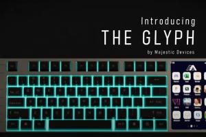 Glyph Mechanical Keyboard + Multitouch OLED Screen