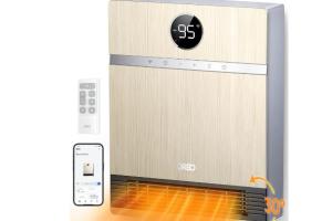 Dreo Alexa Compatible Wall Heater with 28dB Noise Level