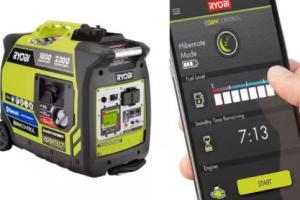 RYOBI Bluetooth 2300W Generator with App Control
