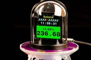 WiFi Connected UFO Nixie Style Bitcoin Ticker, Alarm Clock