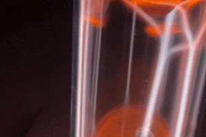 Neon Plasma Drinking Glasses for Tesla Coil Experiments