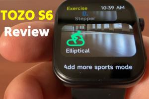 TOZO S6 Tested: 1.85″ AMOLED Smartwatch with Animated Faces, 100+ Sports Modes