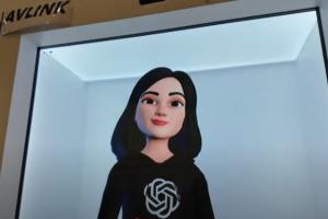 AVLINK Holographic ChatGPT Avatar Display