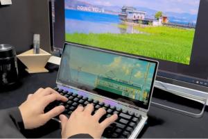 X Pro Smartview Keyboard with 12.3-inch Touch Display for Coding, Gaming