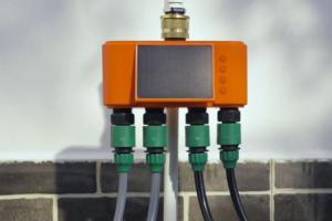 Lumary Solar Watering Timer with App, 4-Zones