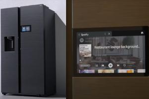 Samsung Bespoke AI Refrigerator with 9-inch Touchscreen & Bixby for Voice Control