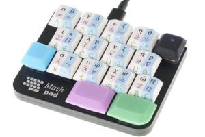 Mathpad Keypad for Typing Complex Math Equations (LaTeX)