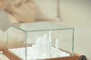 DAWN CITY Candles with Concrete City Models