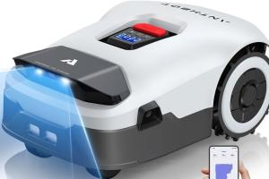 ANTHBOT Genie 600 Robotic Lawn Mower with RTK, 4-Eye Vision