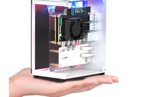 Yahboom Raspberry Pi 5 CUBE Pi PC Case with Active Cooling