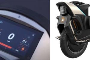 INMOTION V12S 75mi Range Electric Unicycle with 90mm Suspension