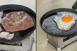 FireNest Foldable Titanium Stove with Sear, Grill, Boil Panels