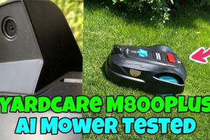 YARDCARE M800Plus AI Robotic Mower Tested
