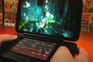 FLIP 1S DS: Dual Screen Handheld Gaming Device