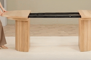 Transformer Expandable Round Table for 10