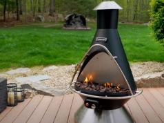 Cuisinart Chimenea Propane Fire Pit, 40,000 BTU Patio Heater