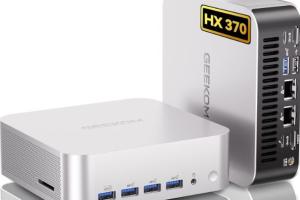 GEEKOM A9 Max AI Mini PC with Ryzen AI 9 HX 370 Processor