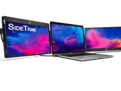 SideTrak Swivel 12.5″ Triple Screen Laptop Monitor