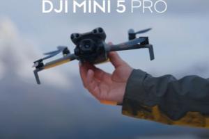 DJI Mini 5 Pro: Palm Sized Foldable Drone with 1-Inch CMOS Camera Debuts