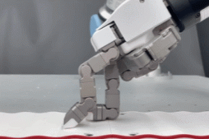 Tesollo DG-5F Robot Hand Doing the Moonwalk