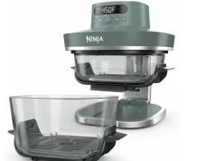 Ninja Crispi Pro 6-in-1 Glass Air Fryer (1800W) with Modular Design