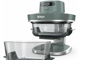 Ninja Crispi Pro 6-in-1 Glass Air Fryer (1800W) with Modular Design