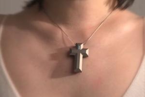 LifeCross Titanium EDC Necklace with Hidden compartment