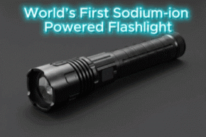 Sodium Frost Glow: 1st Sodium-Ion Flashlight?